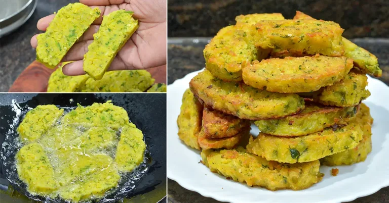 Crispy Potato Vadi Recipe