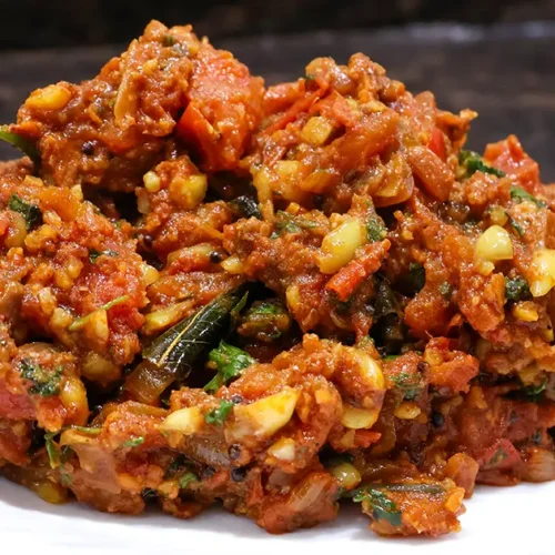 Quick Indian Tomato Sabzi Recipe