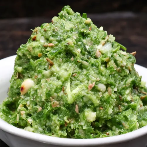 Quick Spring Onion Chutney