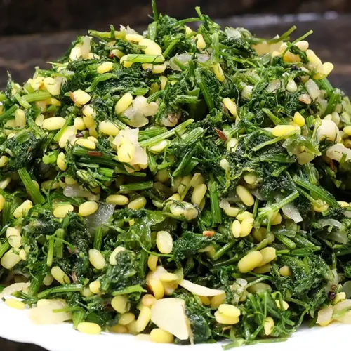 Shepu Moong Dal Bhaji Recipe